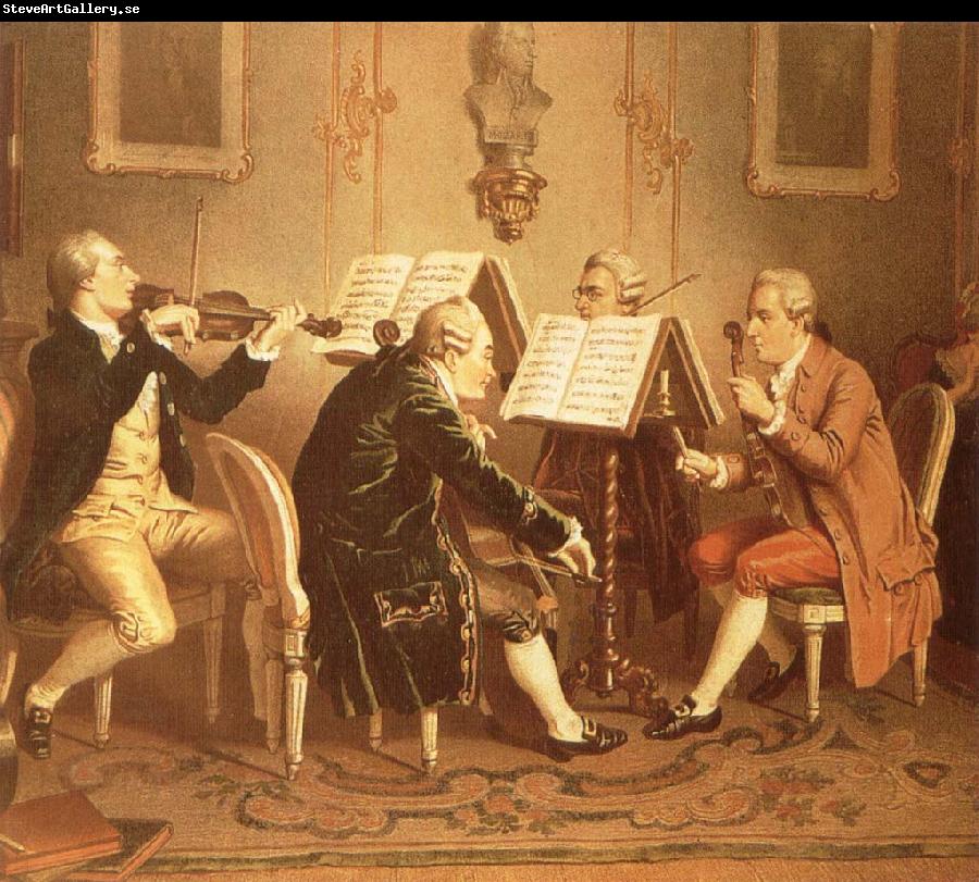 hans werer henze A string quartet of the 18th century